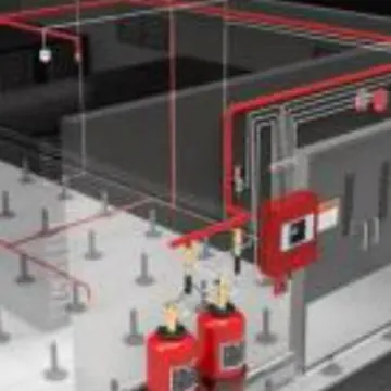 Sistema de detección y supresión de fuego